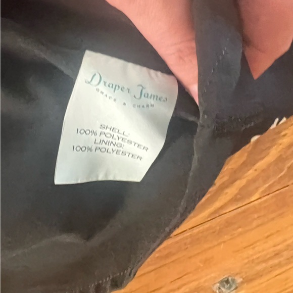 EUC Draper James Black Floral V Neck Dress - Picture 6 of 10